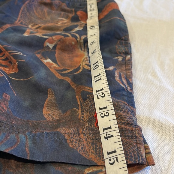 714 VINTAGE Ralph Lauren Polo classic Sport Blue Nylon Drawstring Shorts Size M - Picture 3 of 13